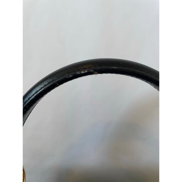 VTG Authentic Gucci Lady Lock 2Way Leather Top Leather Handbag 90s Y2K Old Money - Picture 7 of 16